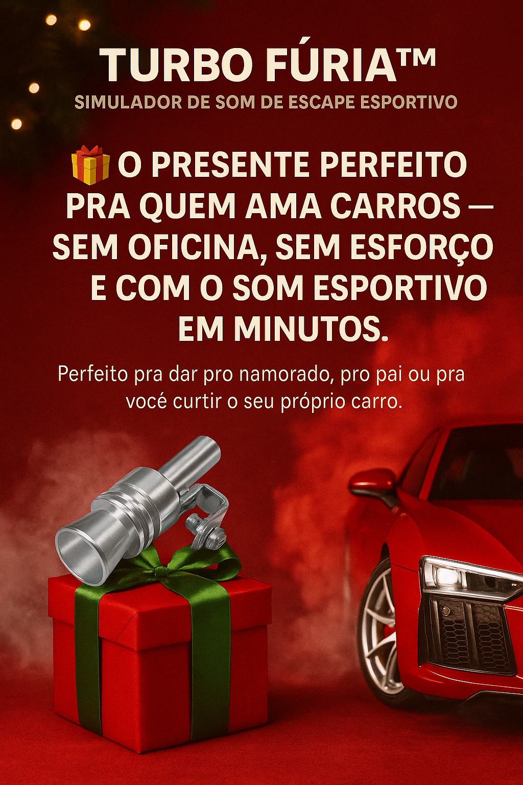 🚗 Turbo Fúria™ – Simulador de Som de Escape Esportivo🔥