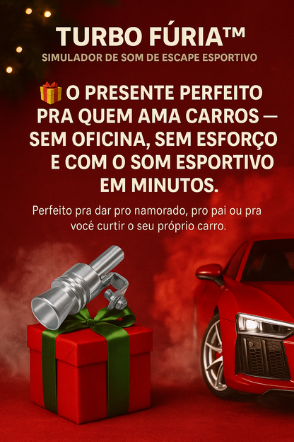 🚗 Turbo Fúria™ – Simulador de Som de Escape Esportivo🔥