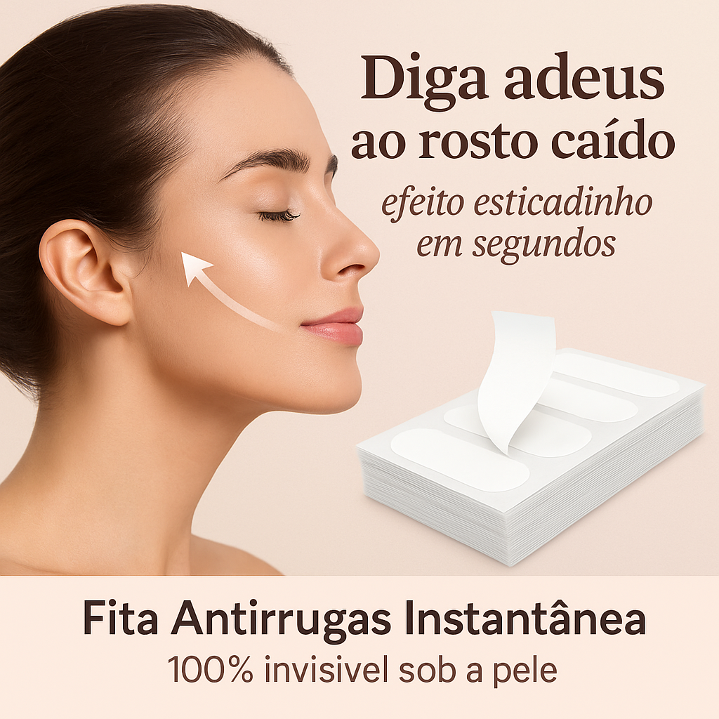 DermaLift Tape™ — Fita Lifting Invisível