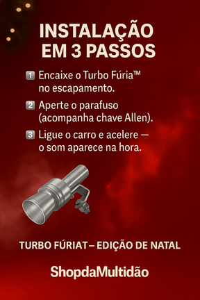 🚗 Turbo Fúria™ – Simulador de Som de Escape Esportivo🔥