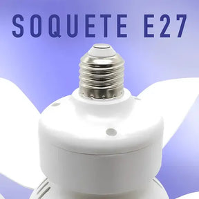 Ventilador de Teto 3 em 1 com Luminária LED - Instale em 3 minutos