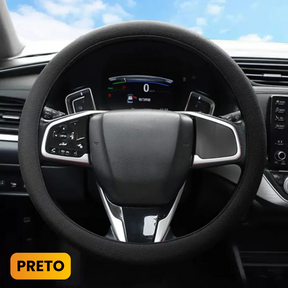 Capa de volante antiderrapante premium