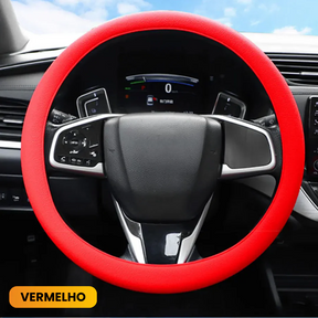 Capa de volante antiderrapante premium