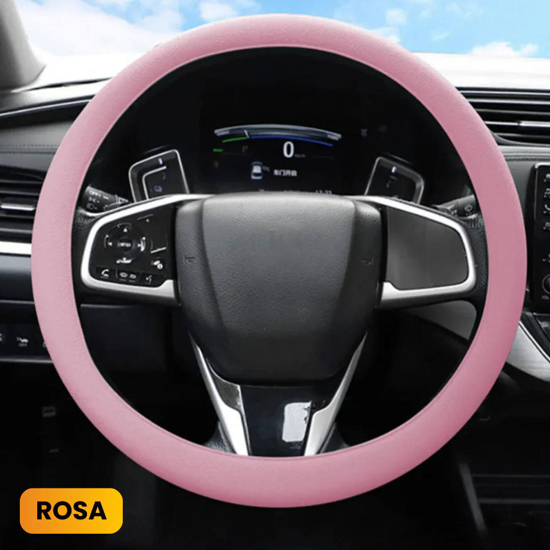 Capa de volante antiderrapante premium